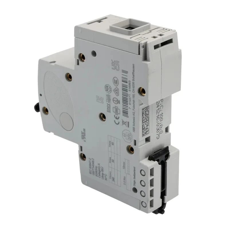 ABB High Performance S800S Miniature Circuit Breaker 1-Pole 100A Type C 690V AC 250V DC 50kA Breaking 2CCG001227R0001