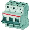 ABB High Performance S800S Miniature Circuit Breaker, 3-Pole, 63A, Type B, 690V AC, 250V DC, 50 kA 2CCS863001R0635 S803S-B63