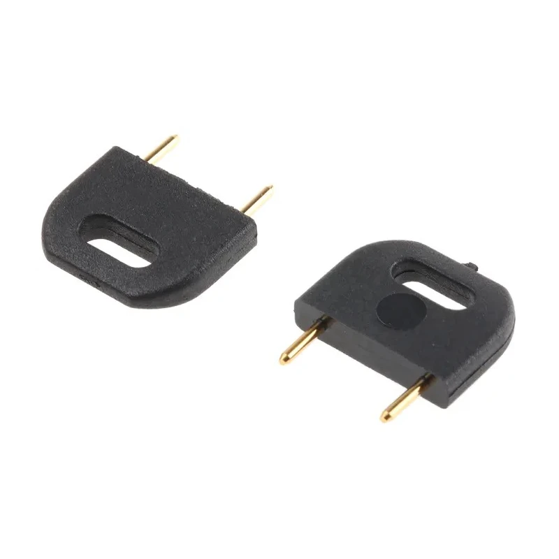 HARWIN D308 Shorting Link Straight Male Black Closed Top 2 Way 1 Row 10.16mm Pitch D3088-98