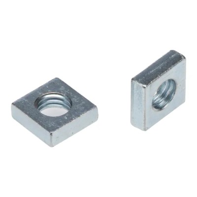 RS PRO Steel Square Nut M8 13mm Left Hand Thread Bright Zinc Finish DIN 562 Grade 8.8 837-307