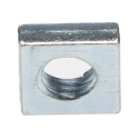 RS PRO Steel Square Nut M8 13mm Left Hand Thread Bright Zinc Finish DIN 562 Grade 8.8 837-307