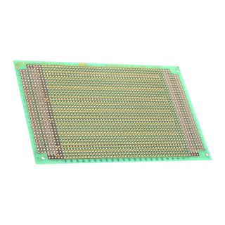 Vero Technologies Double-Sided FR4 Matrix Board Epoxy Glass Fabric Laminate 1.6mm Thickness 1mm Holes 2.54mm Pitch 222-2991