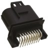 JAE Waterproof Right Angle Through Hole PCB Header 18 Contacts 2.5 mm Pitch 2 Row Shrouded MX23A