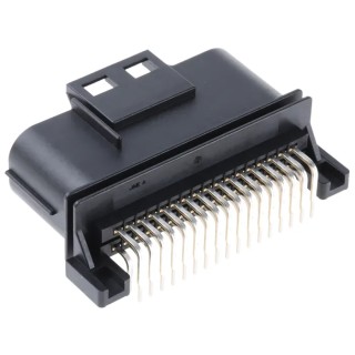 JAE Automotive Connector Male Black Through Hole 34 Way Solder Termination MX23A34NF1