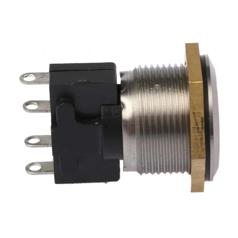 NEUTRAL 76-95 Series Vandal Resistant Momentary Push Button Switch Panel Mount SPDT 19.2 mm Cutout IP67 250V AC 76-9510/4044