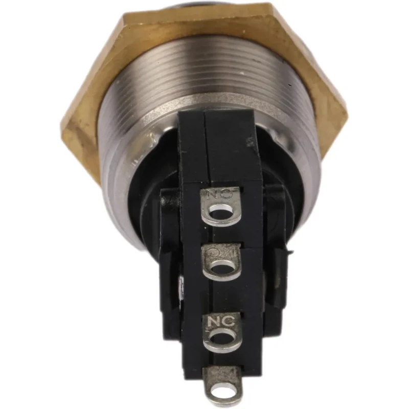 NEUTRAL 76-95 Series Vandal Resistant Momentary Push Button Switch Panel Mount SPDT 19.2 mm Cutout IP67 250V AC 76-9510/4044
