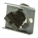 NEUTRAL ITW Switches 76-95 Series Vandal Resistant Momentary Push Button Switch, Panel Mount, 22.5 mm Cutout 76-9511/4044