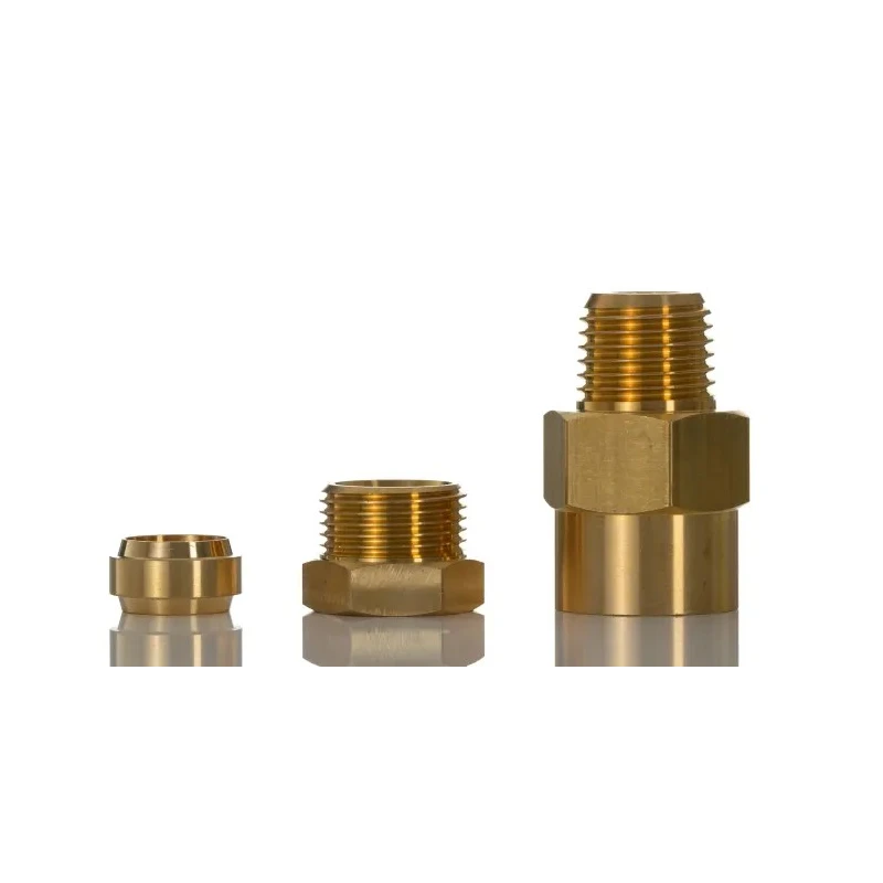 Norgren Pneumatic Straight Male Adaptor Brass Threaded-to-Tube Connection R 1/4 Male to Push In 3/8 in ENOTS Series 221250628