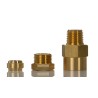 Norgren Pneumatic Straight Male Adaptor Brass Threaded-to-Tube Connection R 1/4 Male to Push In 3/8 in ENOTS Series 221250628