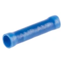 TE Connectivity PLASTI-GRIP Butt Splice Connector Blue Insulated Vinyl 14 AWG Copper Tin Contact 34071
