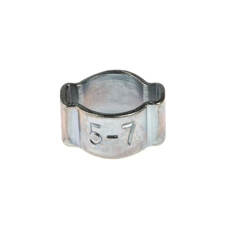 RS PRO Steel Zinc Plated O Clip 6mm Width 5-7mm ID Hose & Jubilee Clip 436-370