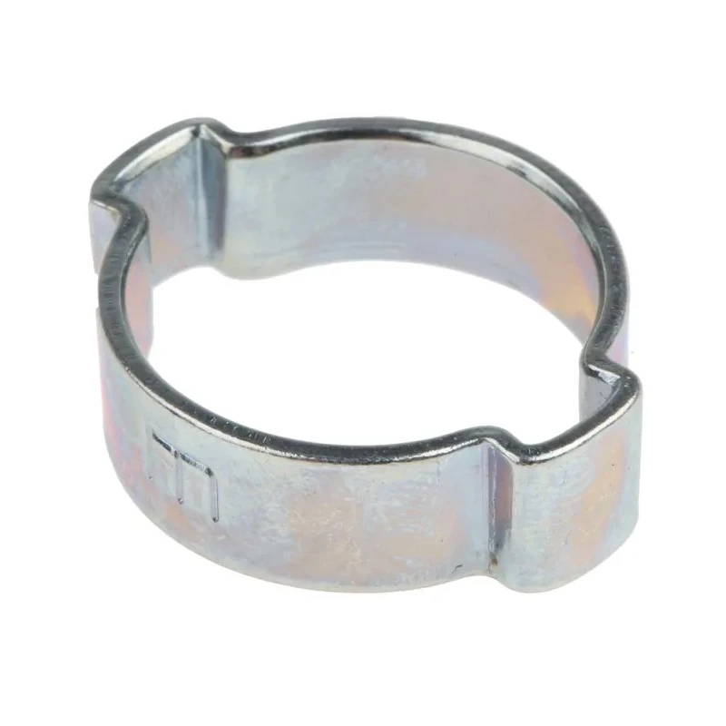 RS PRO Steel O Clip Hose & Jubilee Clip Zinc Plated Steel 8mm Width 15-18mm ID 436-421