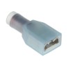 RS PRO PIDG FASTON .250 Blue Insulated Female Spade Connector Crimp 6.35 x 0.81 mm Tab Size 13 AWG to 12 AWG 735160