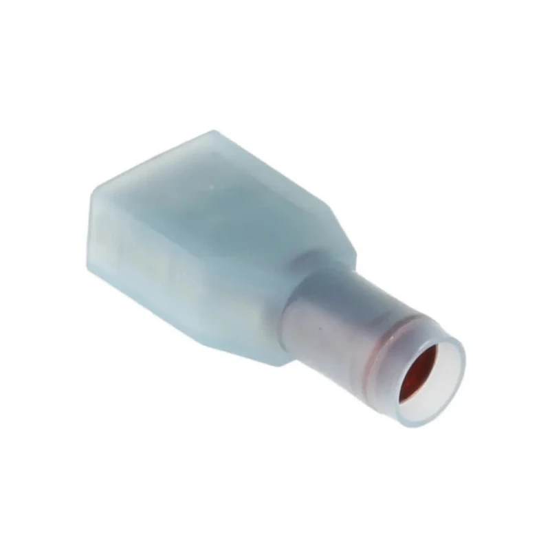 RS PRO PIDG FASTON .250 Blue Insulated Female Spade Connector Crimp 6.35 x 0.81 mm Tab Size 13 AWG to 12 AWG 735160