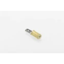 RS PRO PIDG FASTON .250 Yellow Insulated Male Spade Connector, Crimp, 6.35 x 0.81 mm Tab Size 11 AWG to 10 AWG 141085-2