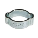 RS PRO Steel O Clip Zinc Plated Steel Hose Clip 7.5mm Width 13-15mm ID 436-415