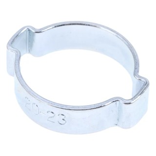 RS PRO Steel O Clip Hose & Jubilee Clip Zinc Plated Steel 9mm Width, 20-23 mm ID 436-443