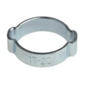 RS PRO Steel O Clip Hose & Jubilee Clip 8.5mm Width 17-20mm ID Zinc Plated Steel 436-437