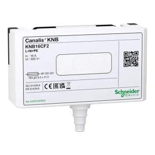 Schneider Electric Cable Trunking Accessory Canalis Series Fuse Isolator 16A 230-500V KNB16CF2
