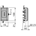 Schneider Electric Cable Trunking Accessory Canalis Series Fuse Isolator 16A 230-500V KNB16CF2