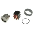 Schurter MSM LA 22 Series Push Button Switch Latching Panel 22 mm Cutout DPDT RGB LED IP00 IP64 125 V dc 1241.6831.1120000