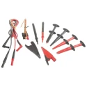 Fluke Industrial Test Lead Kit with Hook Clip, Shrouded 4 mm, Crocodile Clip, Operating Temperature -40°C to 260°C TLK289