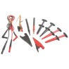 Fluke Industrial Test Lead Kit with Hook Clip, Shrouded 4 mm, Crocodile Clip, Operating Temperature -40°C to 260°C TLK289