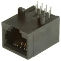 Bel-Stewart SS-71 Series RJ45 Connector Female, Through Hole, Cat5 Unshielded Right Angle 1 Port 8 Way RJ45