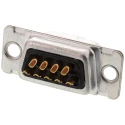ITT Cannon D-Sub Connector Original D 9 Way Straight Panel Mount Male 120 in Through Hole 121073-2290 D