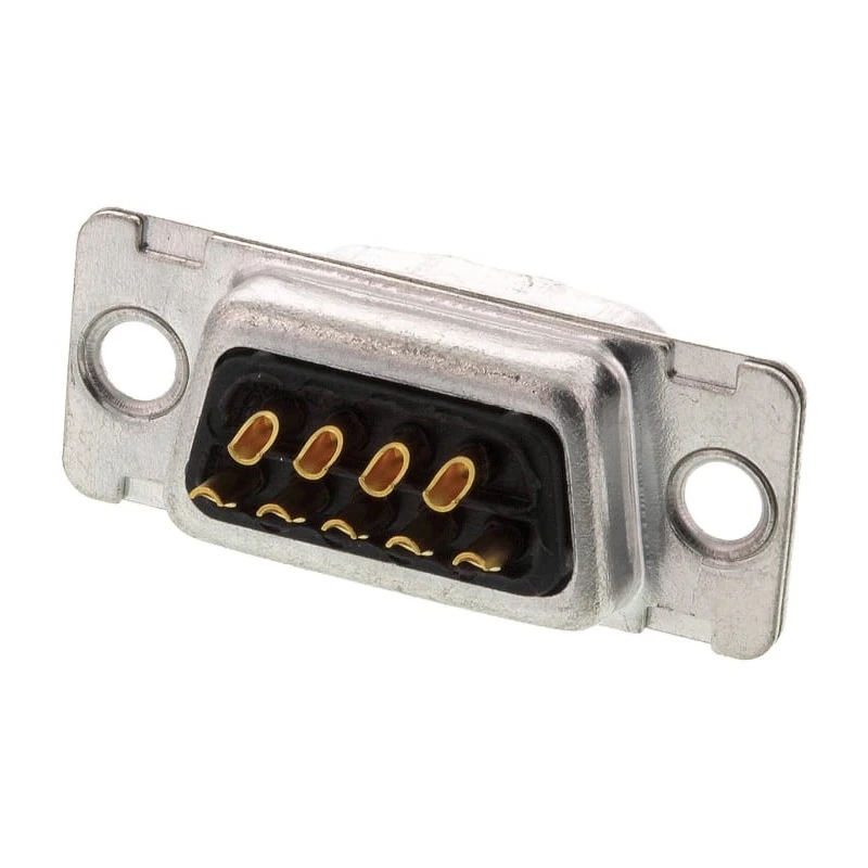 ITT Cannon D-Sub Connector Original D 9 Way Straight Panel Mount Male 120 in Through Hole 121073-2290 D