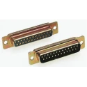 ITT Cannon ORIGINAL D 37 Way Straight Through Hole D-Sub Connector Male 5A 120 in Through Hole Mounting 121073-2203 D