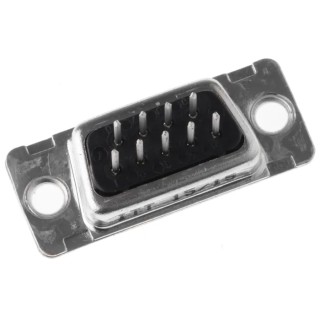 ITT Cannon D-Sub Connector 9 Way Straight 2.74 mm Pitch Through Hole Male 121073-2200 D