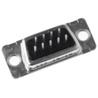 ITT Cannon D-Sub Connector 9 Way Straight 2.74 mm Pitch Through Hole Male 121073-2200 D