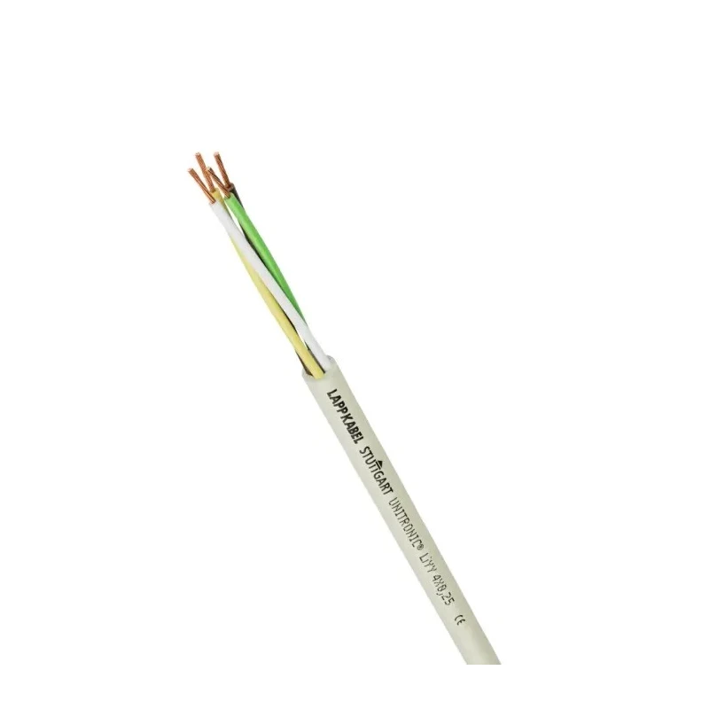 Lapp UNITRONIC LiYY Control Cable 3 Cores 18 AWG 100 m Grey Polyvinyl Chloride Sheath 0028603-100