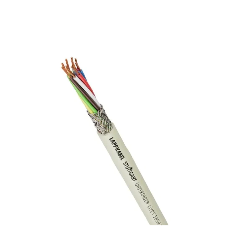 Lapp UNITRONIC LiYCY Data Cable, 2 Cores 1.5mm² 16 AWG, 50 m, Screened Stranded, Grey Polyvinyl Chloride Sheath 0034902-50