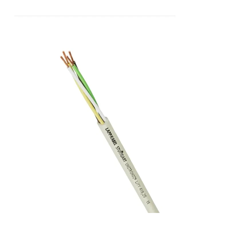Lapp UNITRONIC LiYY Control Cable 5 Cores 18 AWG Unscreened Grey Polyvinyl Chloride Sheath 50 m 0028605-50