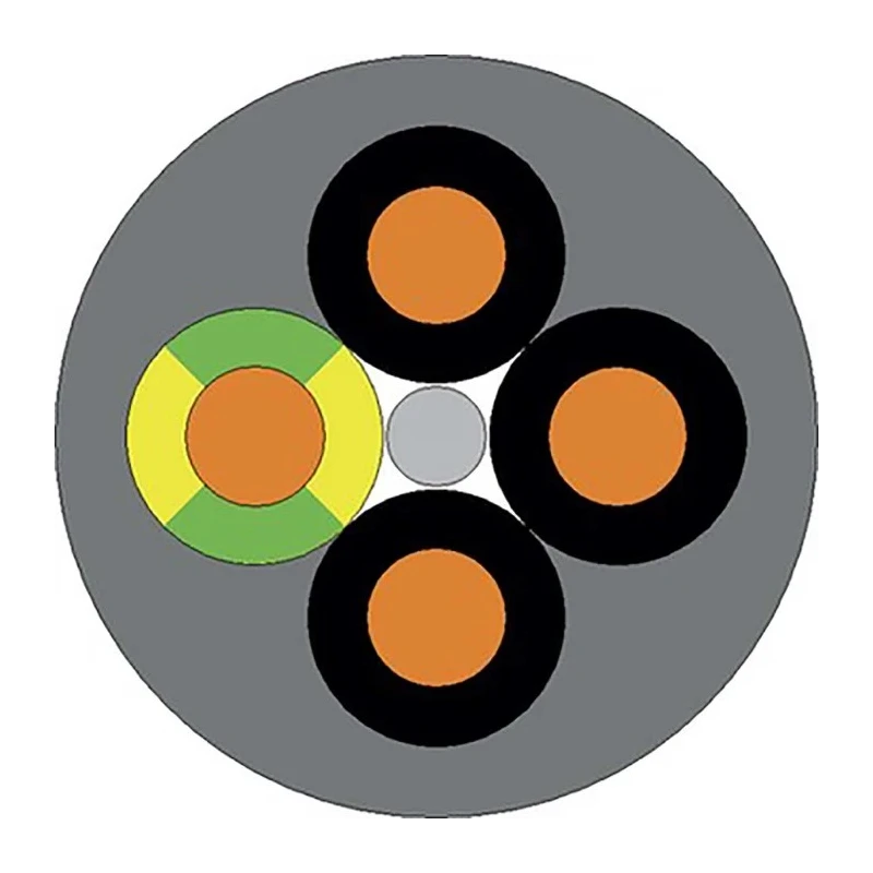 Lapp ÖLFLEX CLASSIC 110 Control Cable 20 Cores 17 AWG Stranded Copper Conductor 50 m Grey PVC Jacket 1119220-50