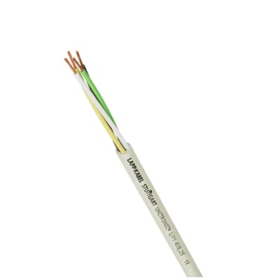 Lapp UNITRONIC LiYY Control Cable 7 Cores 18 AWG Stranded Copper Conductor Grey Polyvinyl Chloride Sheath 50m 0028607-50