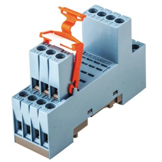Omron MRC 14-Way 250V AC DIN Rail Relay Socket for 4-Pole QRC Series S9-M