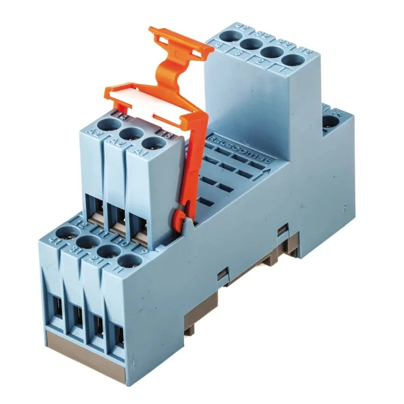 Omron MRC 14-Way 250V AC DIN Rail Relay Socket for 4-Pole QRC Series S9-M