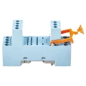 Omron MRC 14-Way 250V AC DIN Rail Relay Socket for 4-Pole QRC Series S9-M