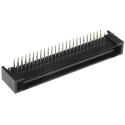 JAE TX25 Series Right Angle Through Hole PCB Header 100 Contacts 1.27 mm Pitch 2 Row Shrouded 