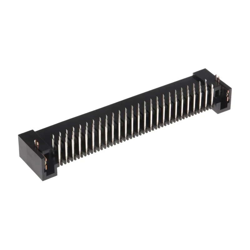 JAE TX25 Series Right Angle Through Hole PCB Header 100 Contacts 1.27 mm Pitch 2 Row Shrouded 