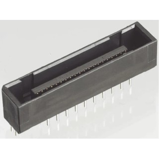 JAE TX25 Series Straight Through Hole PCB Header, 60 Contacts, 1.27 mm Pitch, 2 Row, Shrouded 