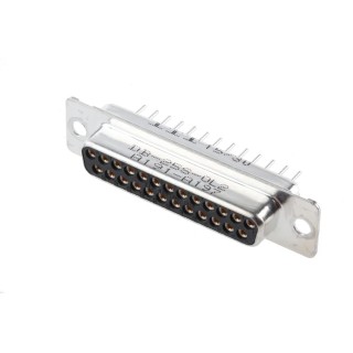 ITT Cannon ORIGINAL D 25 Way Straight 2.8 mm Pitch Through Hole D-Sub Connector 121073-2157 D