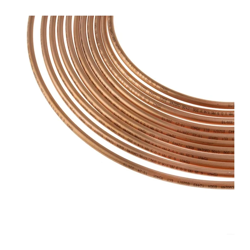 RS PRO Standard Duty Annealed Copper Pipe 6.35 mm OD 10 m Length 120 bar Max Pressure 846-474