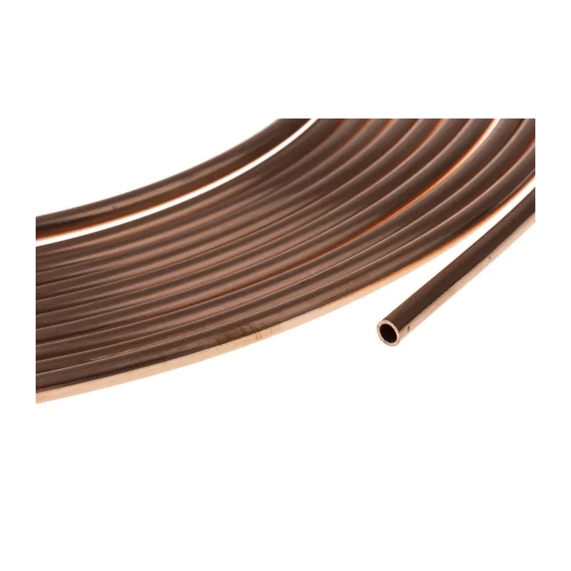 RS PRO Copper Pipe 6 mm Outside Diameter 10 m Length 112 bar Max Pressure 200°C Operating Temperature 846-525