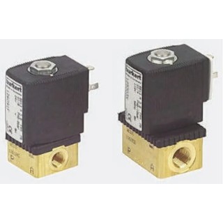 Burkert 2 Port NC Brass Body Solenoid Valve 110V AC 3mm Orifice Diameter 10 bar Max Pressure 126093