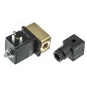 RS PRO 3 Port NC Solenoid Valve 24V DC Brass Body 6.35 mm Orifice Diameter 2mm 125348