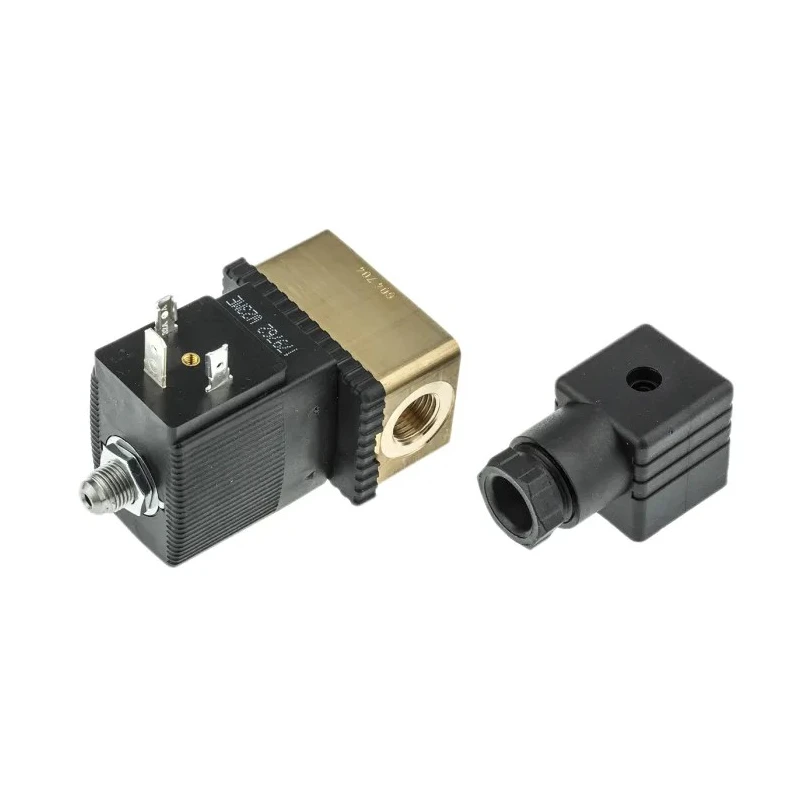RS PRO 3 Port NC Solenoid Valve 24V DC Brass Body 6.35 mm Orifice Diameter 2mm 125348